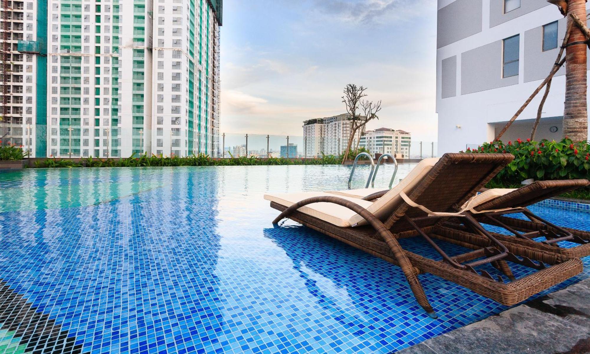 Min' Apartment - Rivergate Residence Downtown Bui Vien - Free Pool Ciudad Ho Chi Minh  Exterior foto